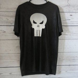 Marvel The Punisher Short Sleeve Graphic Logo T Shirt - Size Large